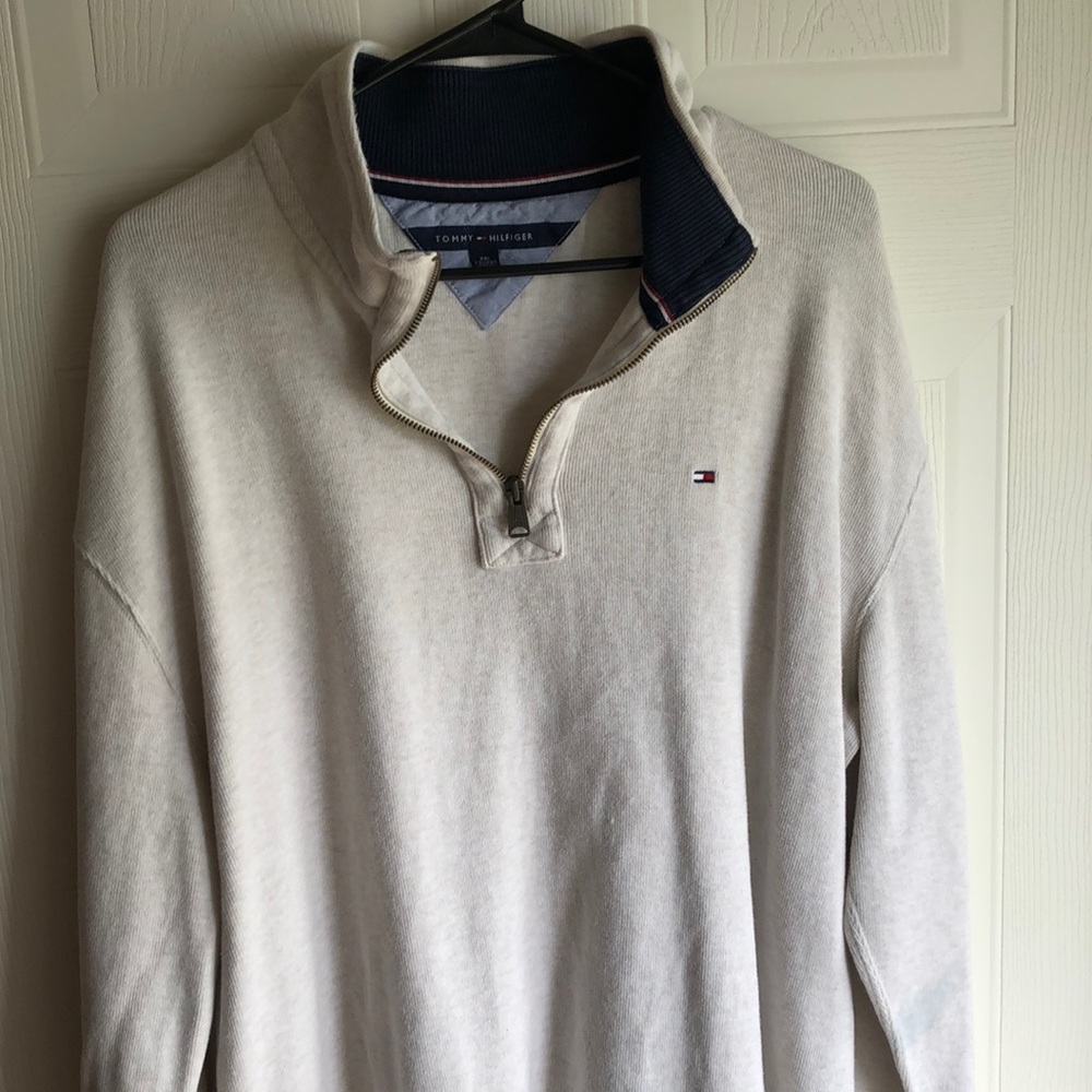 Men's zipper collar long sleeve fall/winter shirt